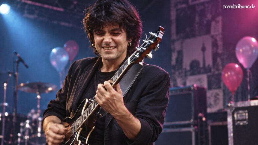 Carlo Karges mit Gitarre in einer redaktionellen Konzertszene